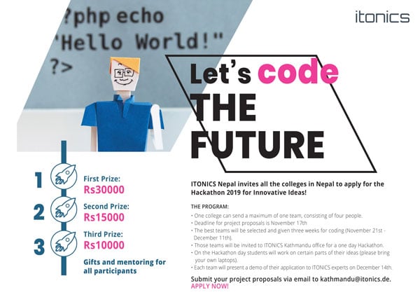 Featured image: Let’s code the Future - Hackathon mit Studenten in Nepal