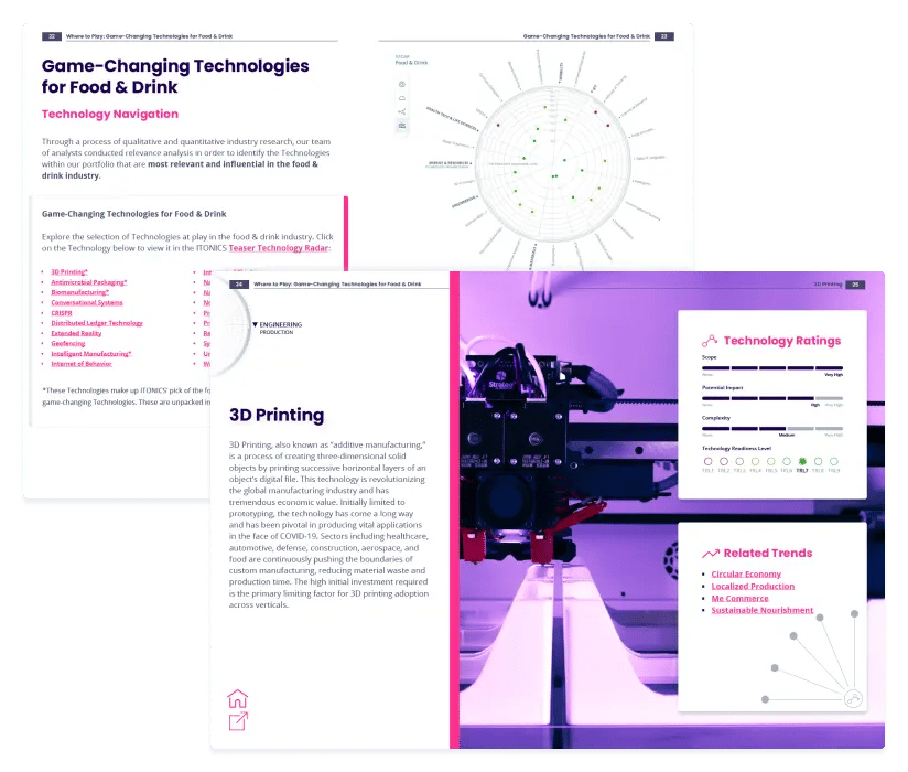 Zukunftsweisende Technologien in der Lebensmittel- und Getränkeindustrie - Kostenloser Download