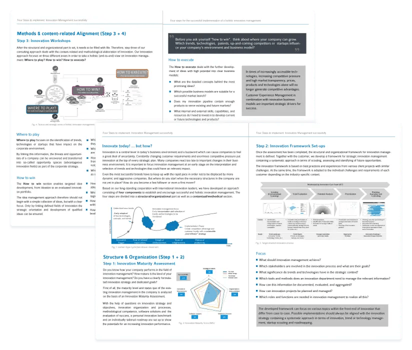  4 Schritte Implementierung Innovationsmanagement - Kostenloser Download