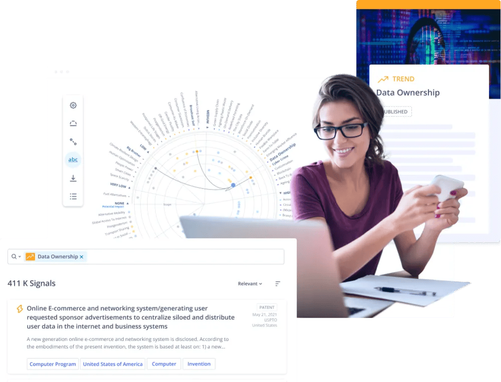 Trend scouting and trend management software with the ITONICS Innovation OS