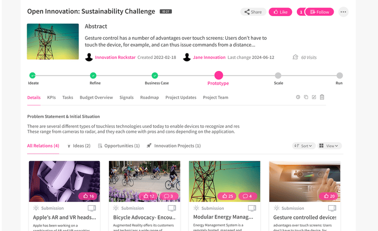 Feed business units with insights